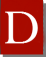 Letter D