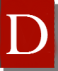 Letter D